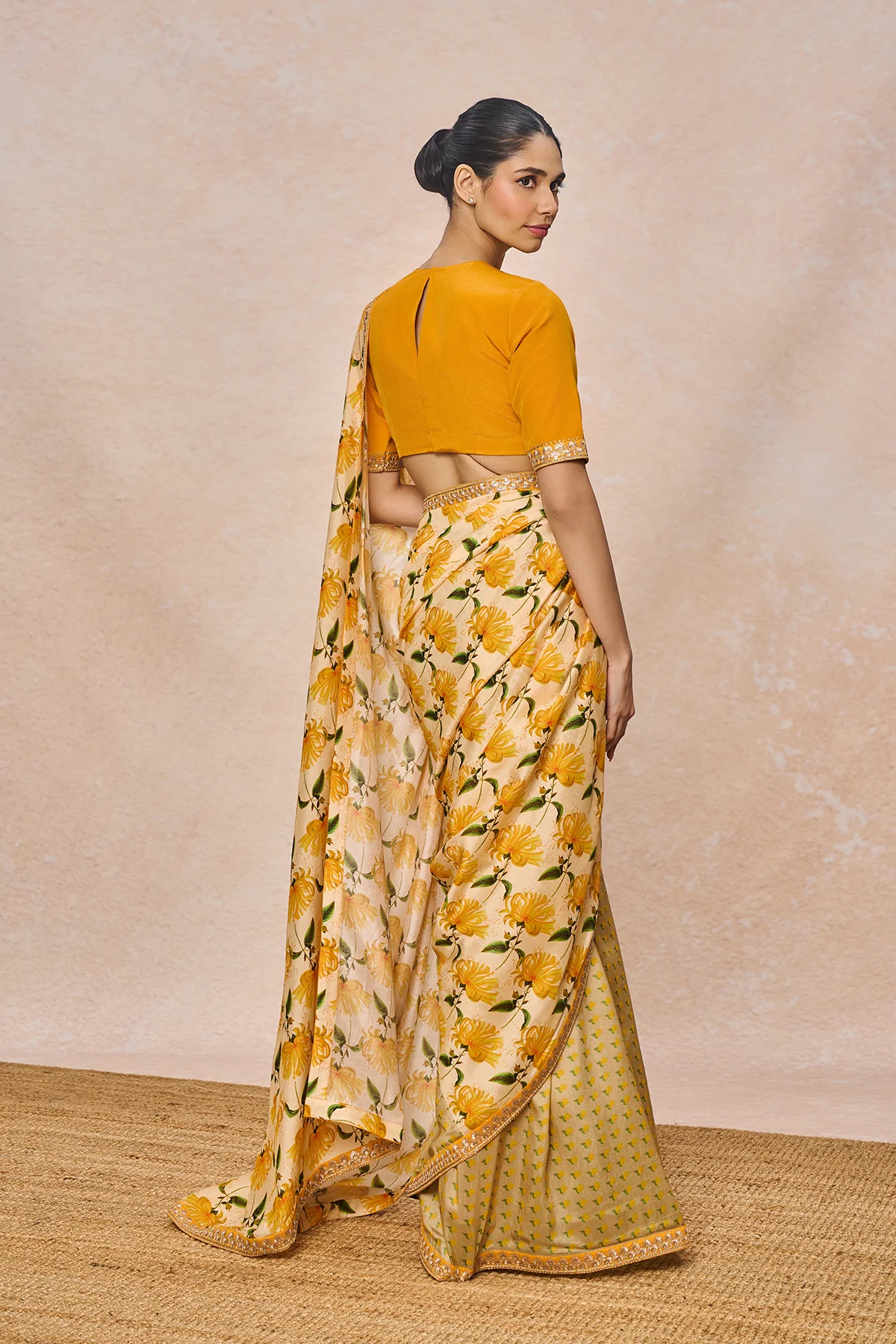 Vanilla Summermist Saree - Image 4