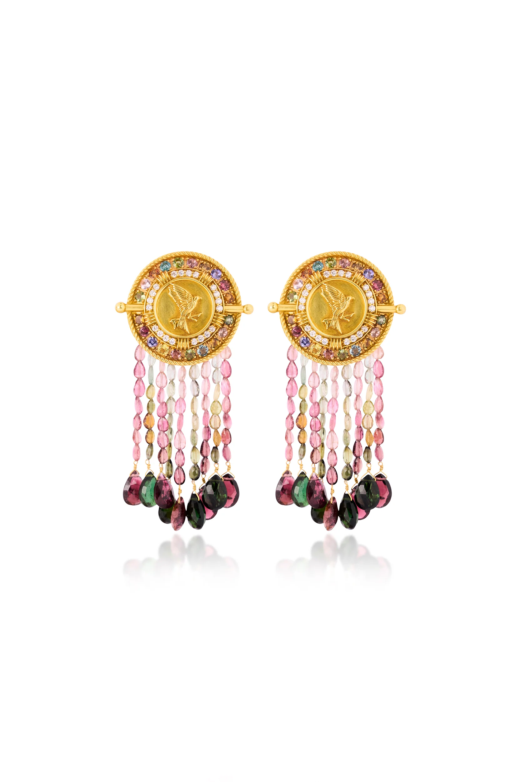 Watermelon Waterfall Earrings