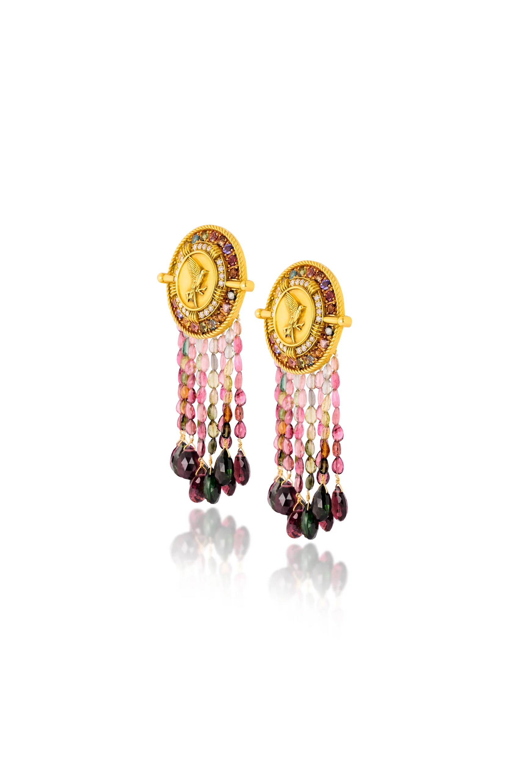 Watermelon Waterfall Earrings - Image 2
