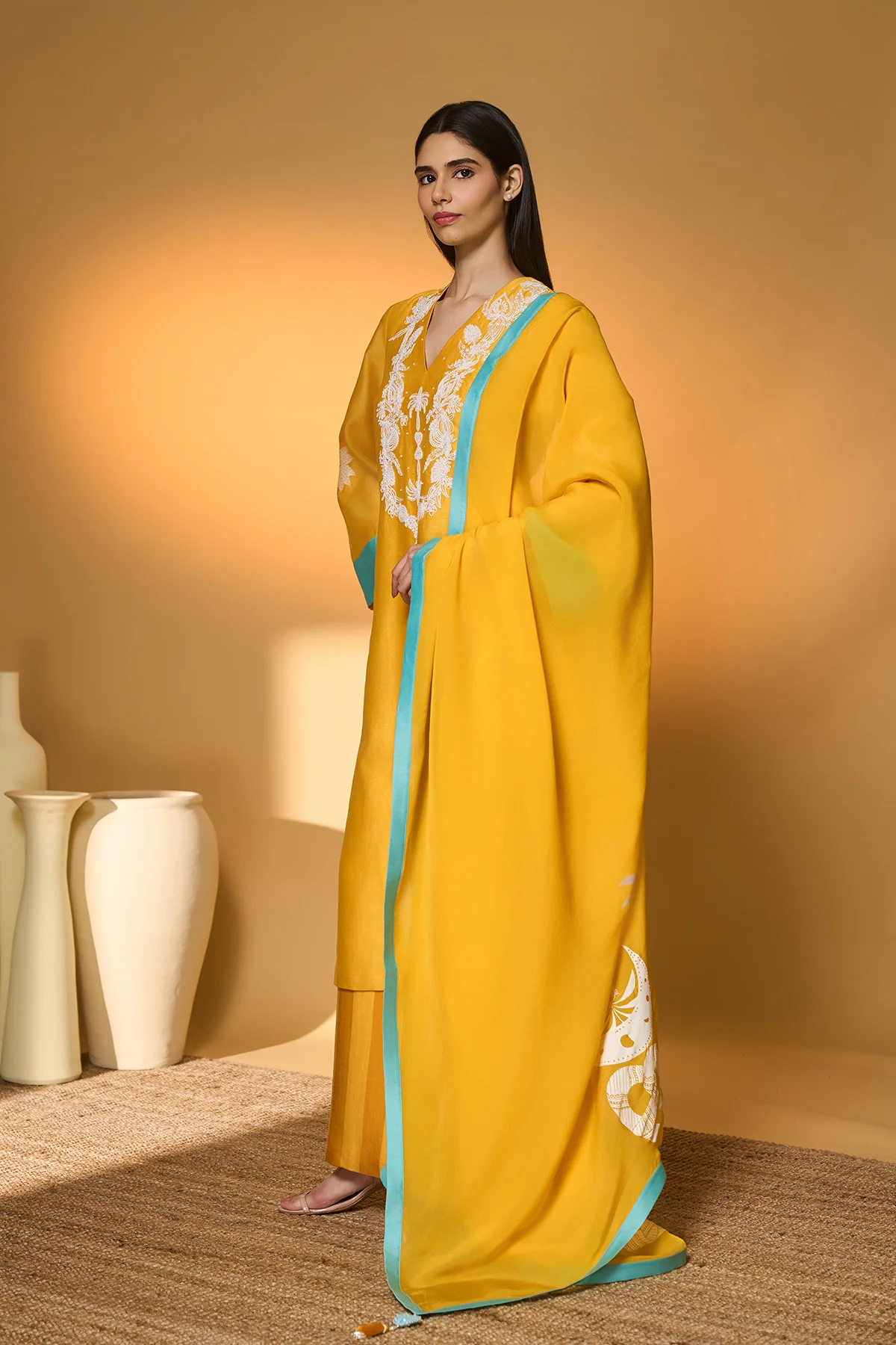 Yellow Jungle Bakery Kurta Set - Image 8