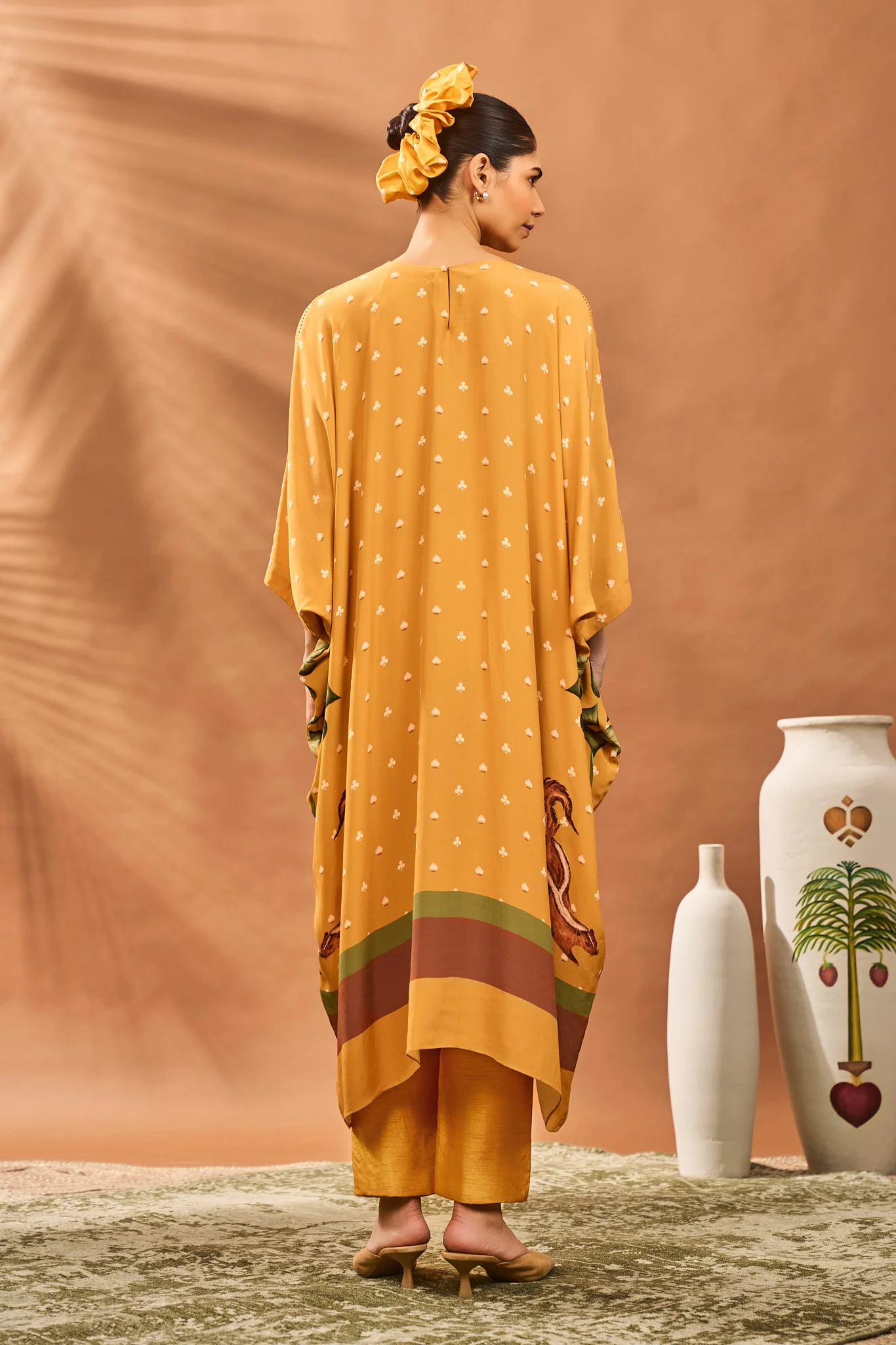 Yellow Spades Blossom Tunic Set - Image 6
